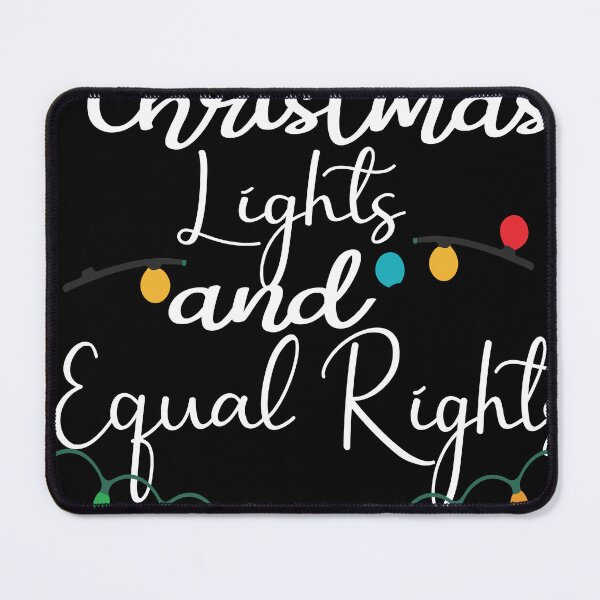 Item preview, Christmas Lights And Equal Rights designed and sold by ZOUBAH.