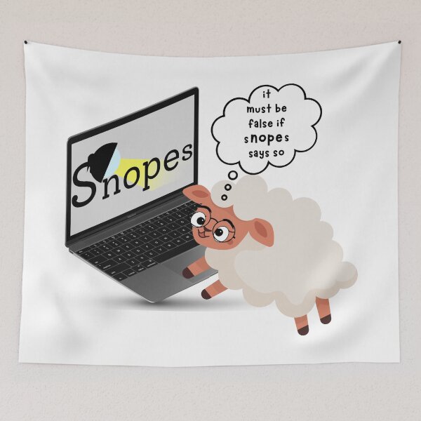 Item preview, Snopes Sheep designed and sold by Hues of Zen.