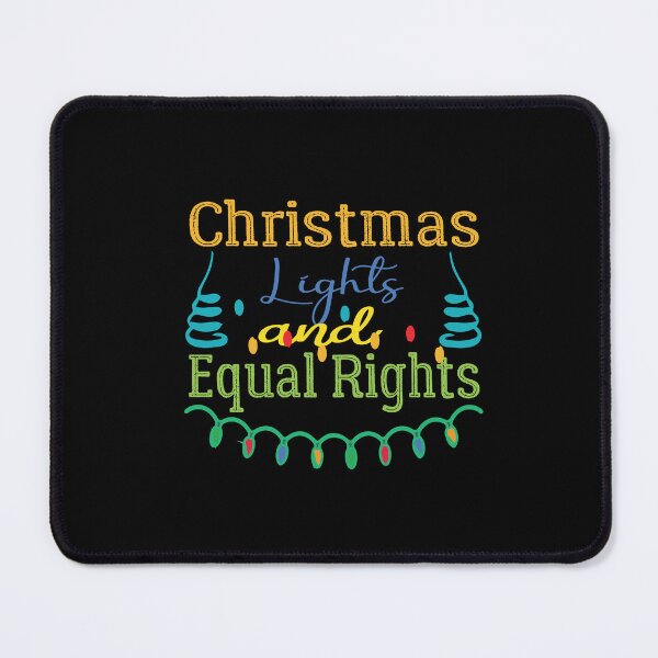 Item preview, Christmas Lights And Equal Rights designed and sold by ZOUBAH.