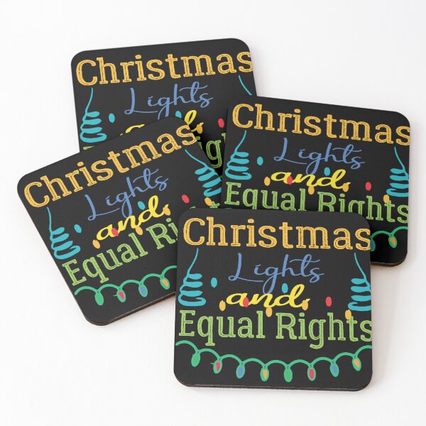Item preview, Christmas Lights And Equal Rights designed and sold by ZOUBAH.