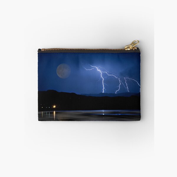 Item preview, Lightning Storm - Full Moon - Misty Lake  designed and sold by Bo Insogna.
