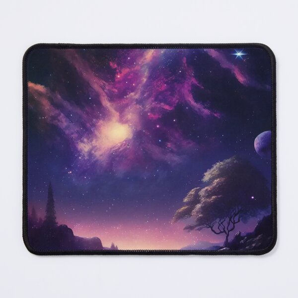 Item preview, Peaceful Dreams Colorful Space Sakura Tree designed and sold by MythicPrompts.