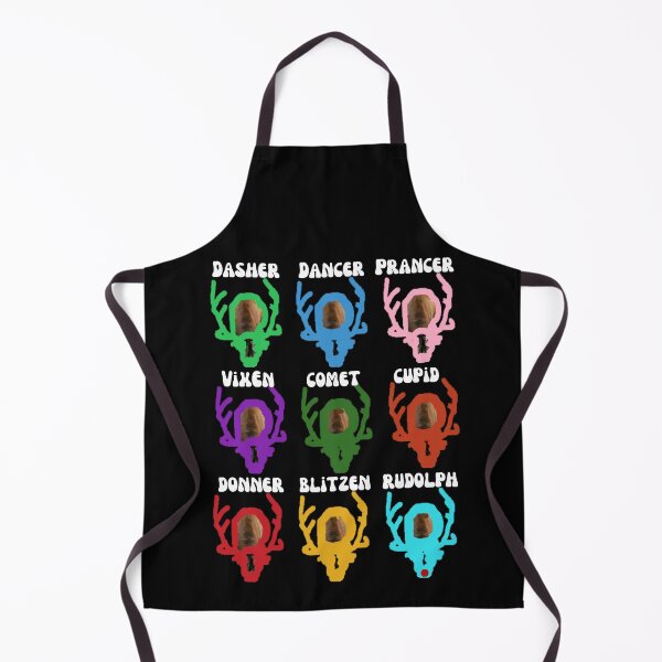 Item preview, Reindeer Team: Dasher, Dancer, Prancer, Vixen, Comet, Cupid, Donner, Blitzen, Rudolph designed and sold by Cowboy Folly.