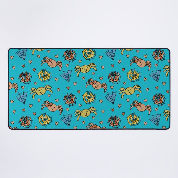 Item preview, Cute Spider Couple Pattern with a Blue Background designed and sold by RepublicOfFire.