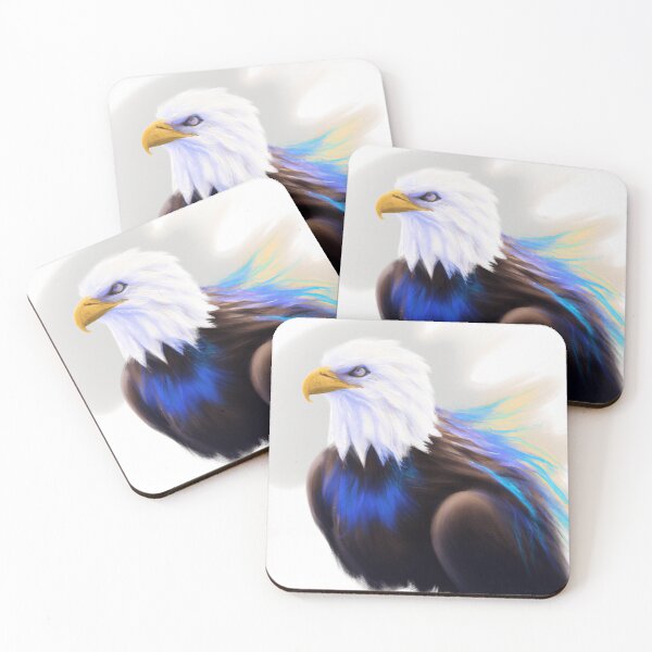 Item preview, Bioluminescent American Bald Eagle designed and sold by Lilieae.