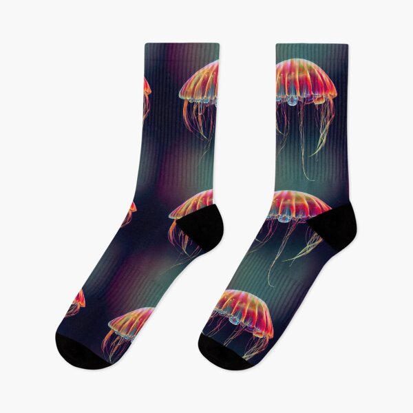 Item preview, rainbow jellyfish designed and sold by BloodRubyz.