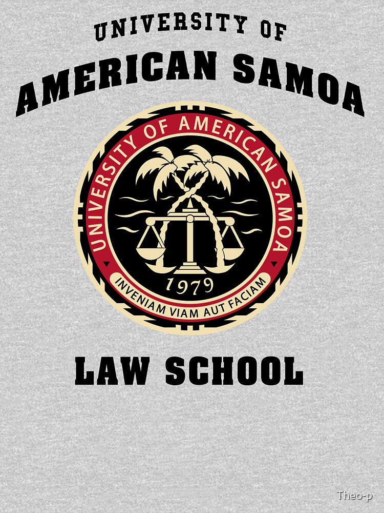 Imagen 5 de 5, Camiseta de manga larga con la obra BCS - Facultad de Derecho de la Universidad de Samoa Americana, diseñada y vendida por Theo-p.