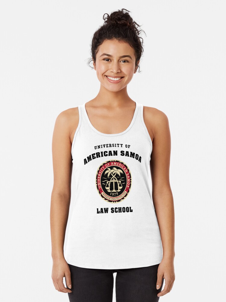 Imagen 1 de 3, Camiseta con espalda nadadora con la obra BCS - Facultad de Derecho de la Universidad de Samoa Americana, diseñada y vendida por Theo-p.