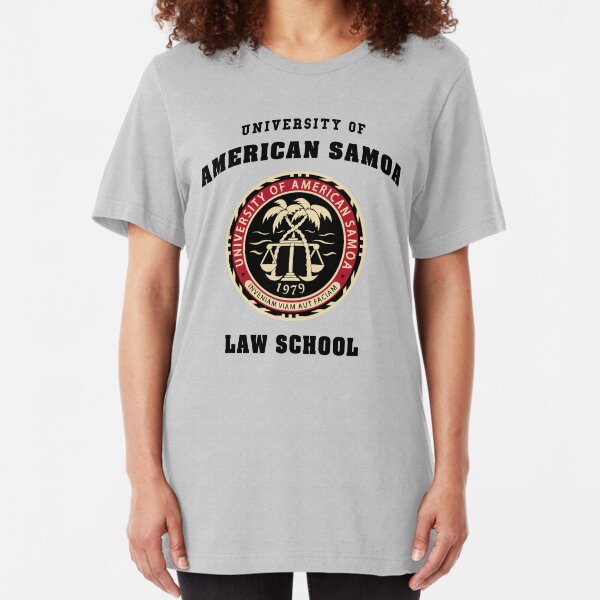 BCS - University of American Samoa Law School Slim Fit T-Shirt