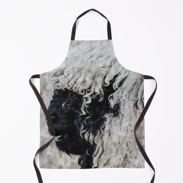 Item preview, Swiss Valais Blacknose Sheep, Fluffy Valais Blacknose Sheep Art, Cute Swiss Sheep Farm Animal Portrait, Adorable Swiss Valais Blacknose Sheep designed and sold by Paintcorner.