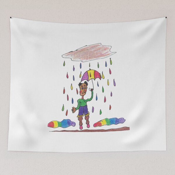 Aperçu de l'œuvre Rainbow Rain créée et vendue par johnnybrozo.