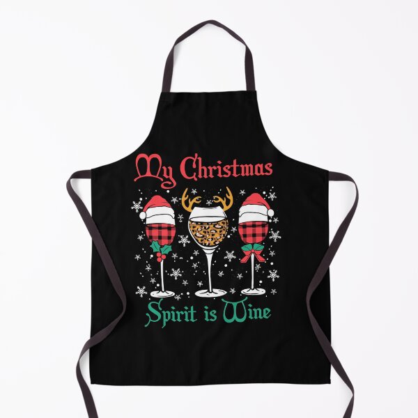 Item preview, My Christmas Spirit is Wine - Plaid Wineglasses designed and sold by Georgy09.