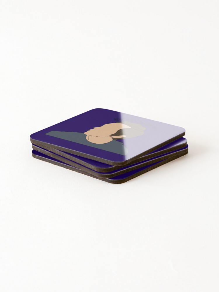 Thumbnail 4 of 5, Coasters (Set of 4), Ben Rector Portrait designed and sold by FastCustom1514.