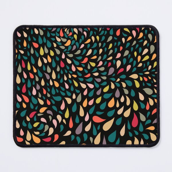 Item preview, Colorful Drops Abstract Geometric Pattern designed and sold by BluePlanet.