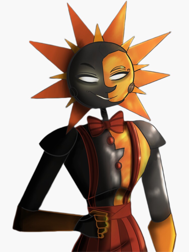 "Eclipse Fnaf Security Breach" Sticker for Sale by Diosleftear Redbubble