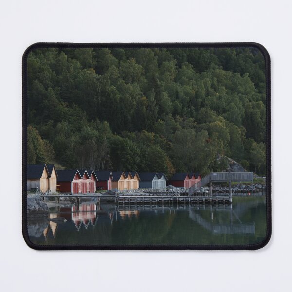 Item preview, Boathouses in Solvorn Norway on the Sognefjord designed and sold by ztrnorge.