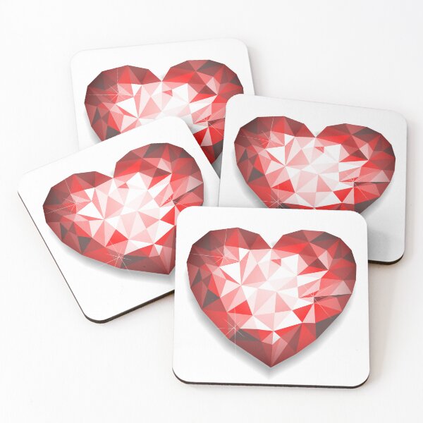 Item preview, red diamond heart designed and sold by yessebel.