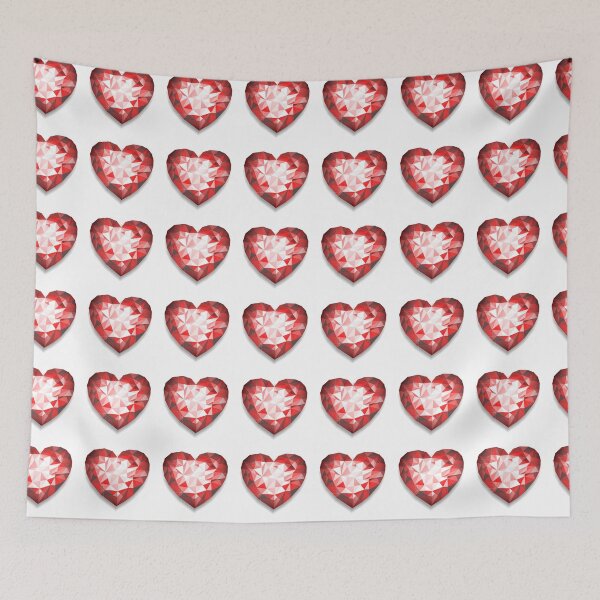 Item preview, red diamond heart designed and sold by yessebel.