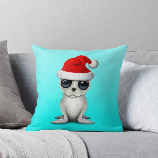 Item preview, Baby Arctic Seal Wearing a Santa Hat designed and sold by JeffBartels.