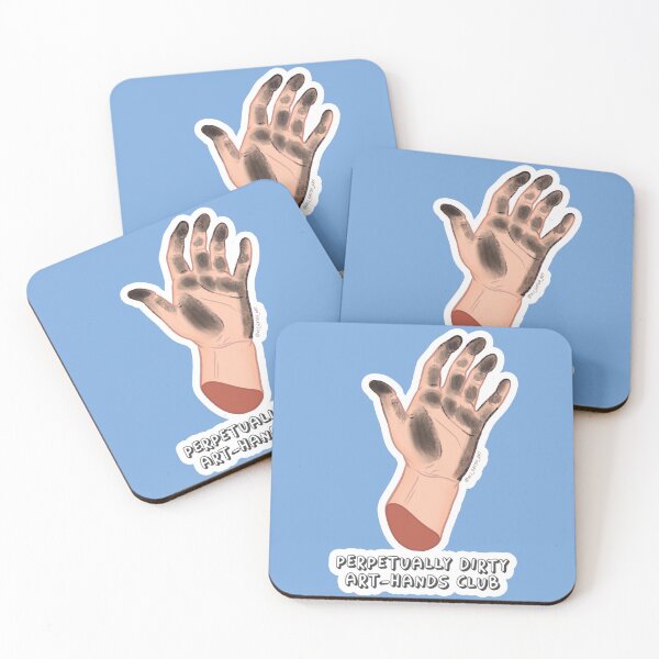 Item preview, Perpetually Dirty Art-Hands Club designed and sold by AliGatorArt.