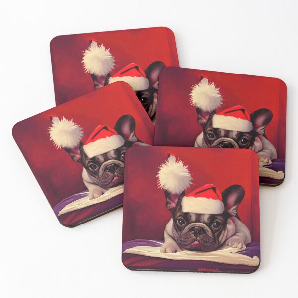 Item preview, CHRISTMAS DOGS: French Bulldogs special Christmas edition designed and sold by Arthoughts.