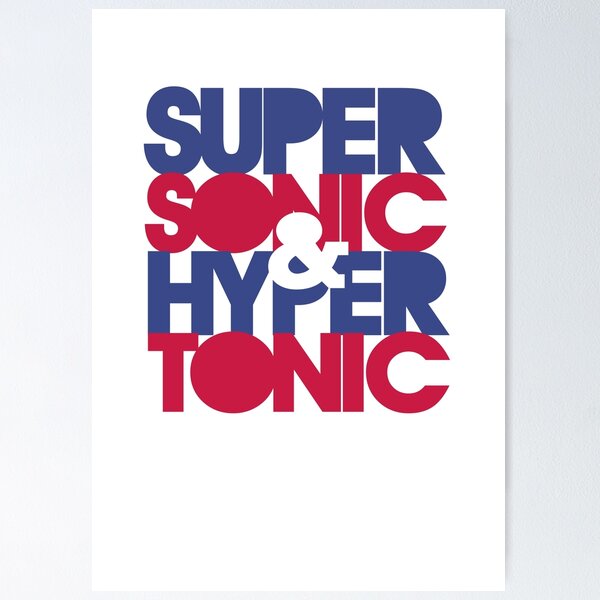 Physical Print Hyper Sonic Sonic the Hedgehog Art Print -  Sweden