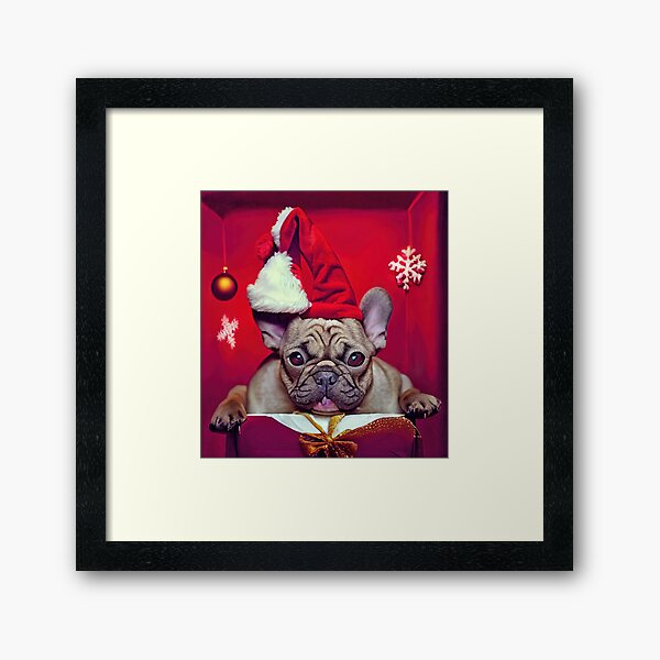 Item preview, CHRISTMAS DOGS: French Bulldogs special Christmas edition designed and sold by Arthoughts.