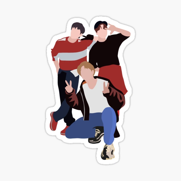 Stray Kids Thunderous Digital Illustration  Sticker for Sale by Jewelsm13