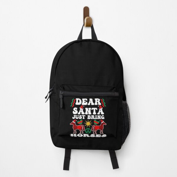 Item preview, Groovy Dear Santa Just Bring Horses Christmas designed and sold by goodimagedesign.