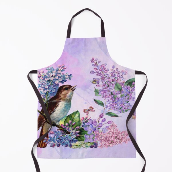 Item preview, Lilacs Birds and Butterflies designed and sold by tomorrowsart.