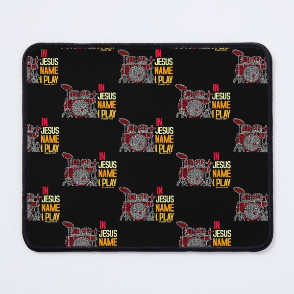 Item preview, Amazing Drum Music In Jesus Name I Play with Bible Verse Psalm 101.1 designed and sold by onlyscriptures.
