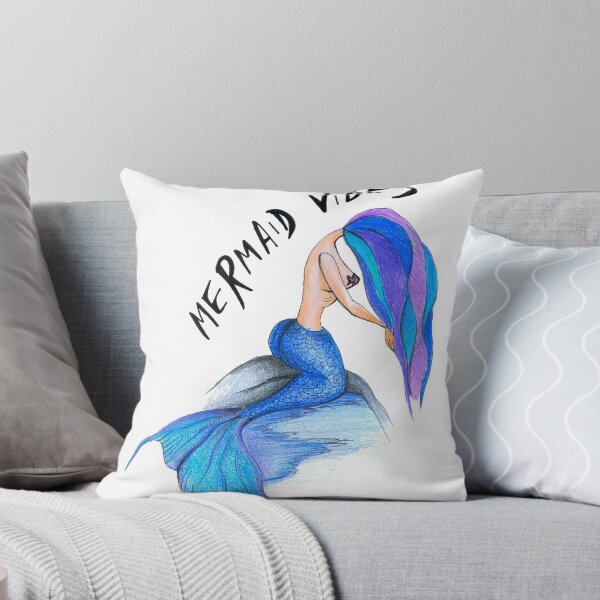 Item preview, Mermaid Vibes, Mermaid Tail, Positive Vibes, Magical Fantasy Art designed and sold by HighArtDesigns.