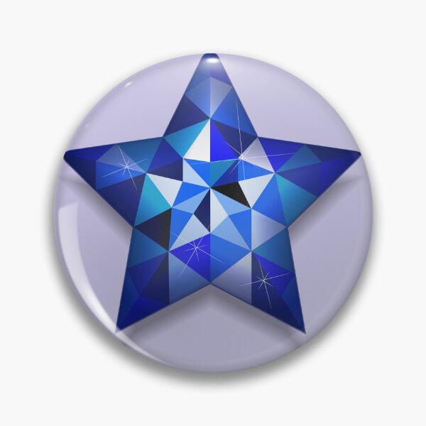 Item preview, blue diamond star designed and sold by yessebel.