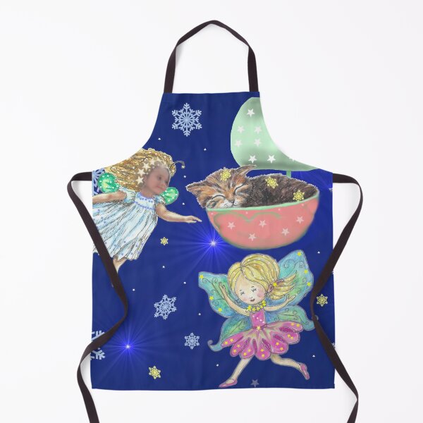 Item preview, Fairies Ximena with Cat in stars  designed and sold by CheranY.