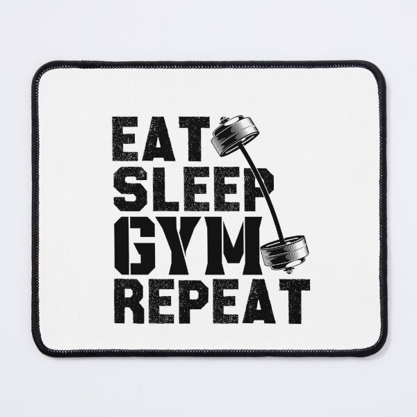 Artikelvorschau, Eat Sleep Gym Repeat entworfen und verkauft von mkzmerch.