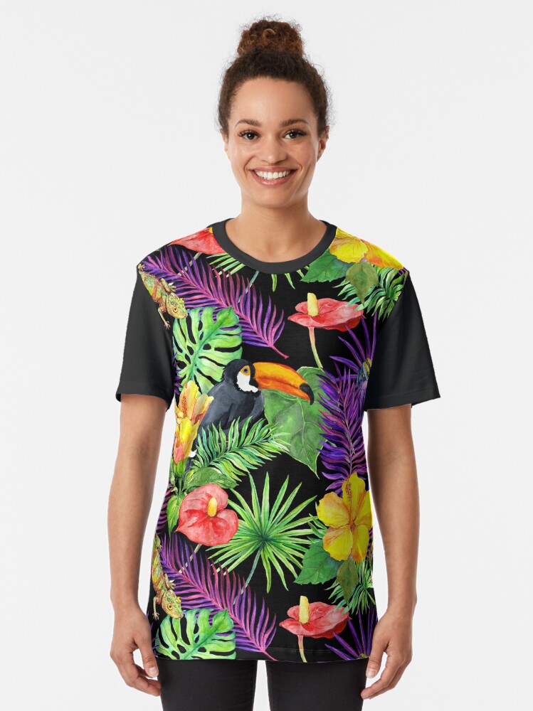 hawaiian shirts pattern - Google Search  Diseño tropical, Estampados  tropicales, Flores tropicales