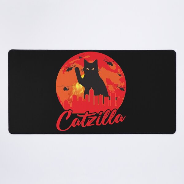 Item preview, Catzilla Funny Cute Cat Lover Design designed and sold by RepublicOfFire.