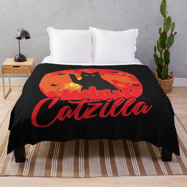 Item preview, Catzilla Funny Cute Cat Lover Design designed and sold by RepublicOfFire.