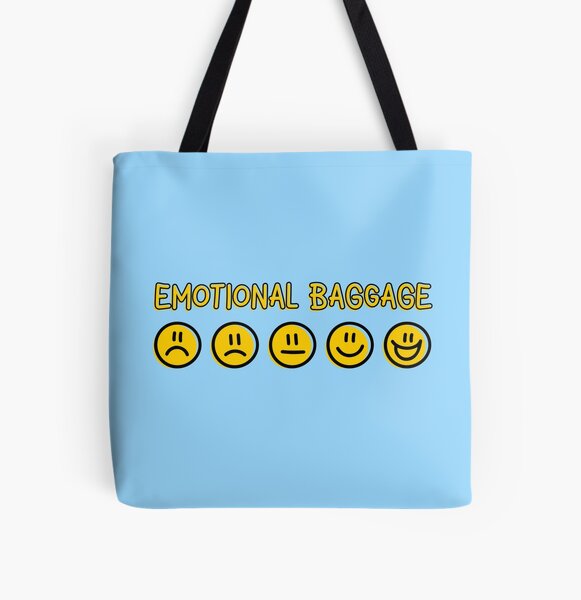 Blue College Tote Bag Emotional Baggage - PLOR