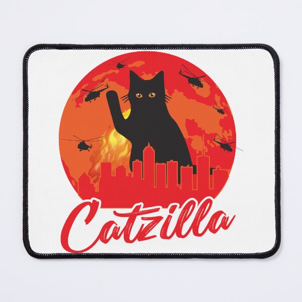 Item preview, Copy of Catzilla Funny Cute Cat Lover White Design designed and sold by RepublicOfFire.