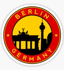 Berlin, sticker, circle Sticker