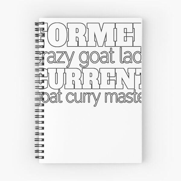 Item preview, Former Crazy Goat Lady Current Goat Curry Master designed and sold by merchhost.
