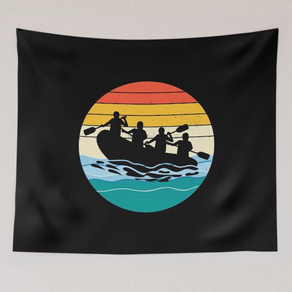 Item preview, Vintage Retro Rafting Raft Rafter River Paddle Gift designed and sold by TastefulTees.