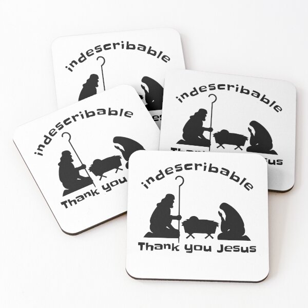 Item preview, Christmas Nativity - Indescribable, Jesus designed and sold by simplydesignart.