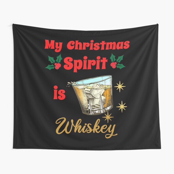 Item preview, My Christmas Spirit is Whiskey - Whiskey Glass  designed and sold by Georgy09.