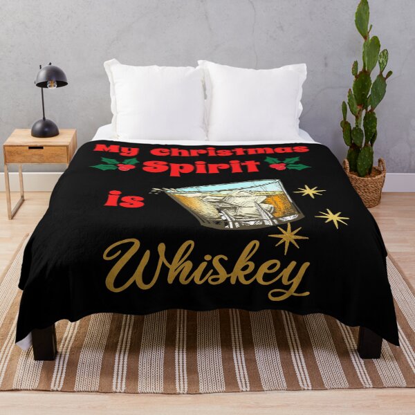Item preview, My Christmas Spirit is Whiskey - Whiskey Glass  designed and sold by Georgy09.