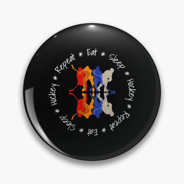 Item preview, Eat Sleep Hockey Repeat, Artful Colorful Hockey Team designed and sold by artfulnotebook.