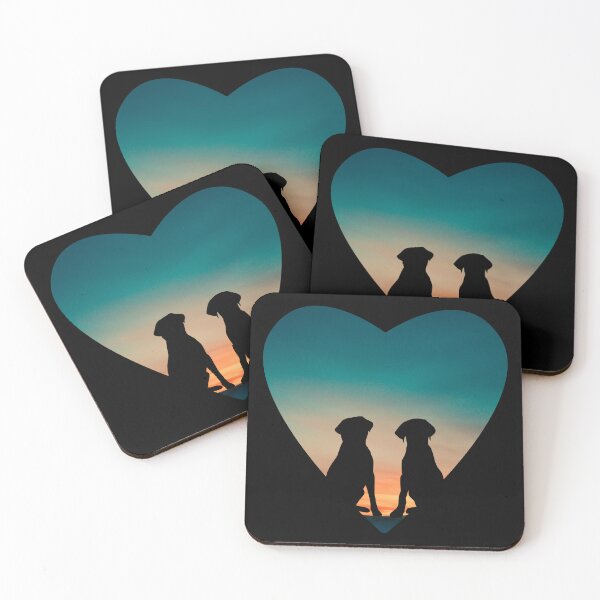 Item preview, Dogs at Sunset designed and sold by NiftyTees.