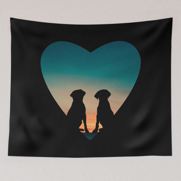 Item preview, Dogs at Sunset designed and sold by NiftyTees.