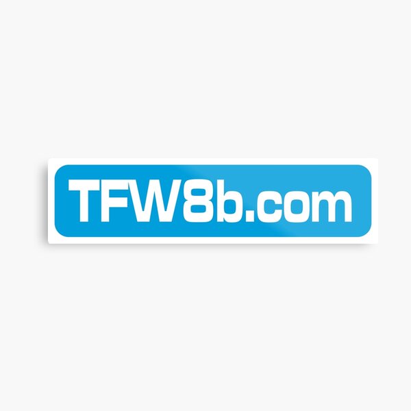 TFW8b.com logo Metal Print